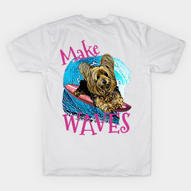 WAVES Yorkie by Witty Things Designs